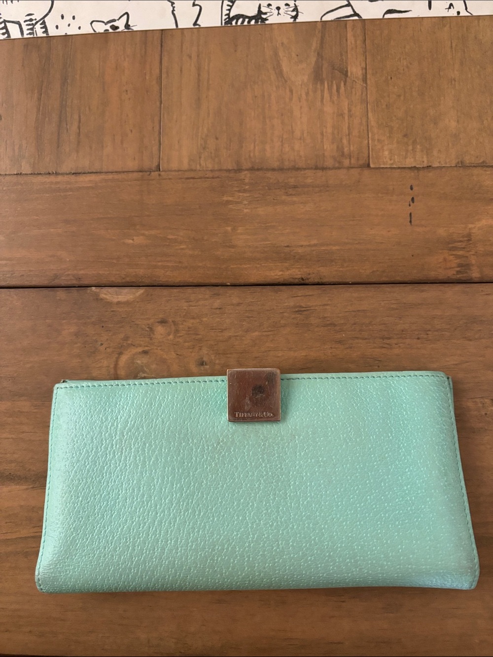 Tiffany & Co. Leather Continental Card Holder Wallet